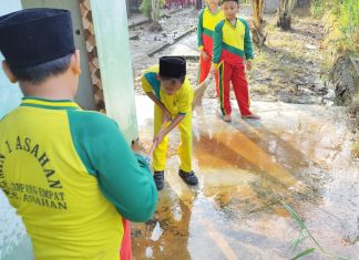 MIN 1 Asahan Gelar Gotong Royong Dukung Program Adiwiyata Mandiri