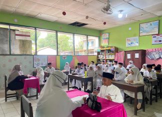 Siswa Kelas VI MIN 10 Asahan Sukses Melaksanak Ujian Tahfidz Sebagai Penentu Masa Depan