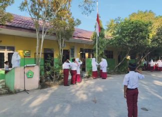 Semangat Pancasila Bergema di Lapangan MIN 1 Asahan