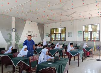 MIN 5 Asahan Gelar Gladi Bersih ANBK, Siswa Antusias Jawab Soal Literasi dan Survei Karakter