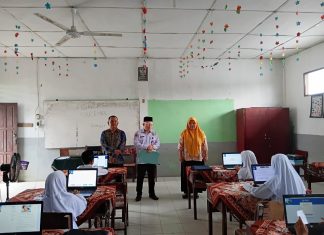 Hari Pertama ANBK di MIN 5 Asahan Berjalan Lancar, Kanwil Kemenag Sumut Lakukan Monitoring Langsung