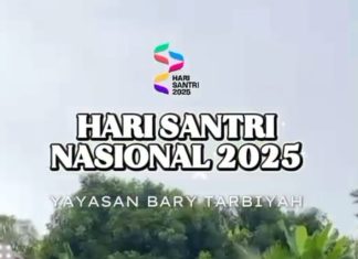 SEMANGAT SANTRI HEBAT BERGEMA DI MTsS BARY TARBIYAH PERINGATI HARI SANTRI NASIONAL 2025