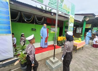MIN 8 Asahan Gelar Upacara Hari Guru, Pengawas Hermayani S.Pd.I Sampaikan Amanat Menteri Agama RI