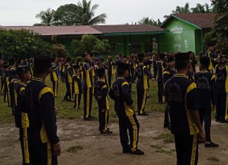 MTsS Almanaar Laksanakan Senam Anak Indonesia Hebat