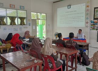 Kepala Madrasah Gelar Rapat Bersama Guru MIN 7 Asahan Membahas Tugas Pokok dan Penerapan Kurikulum Cinta