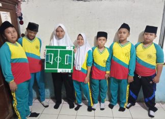 Inovasi Pembelajaran PJOK MIN 5 Asahan: Siswa Kelas 6 Buat Miniatur Lapangan Olahraga dari Bahan Bekas