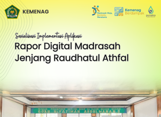 Dokumentasi Sosialisasi Aplikasi Rapor Digital Madrasah Tk. RA