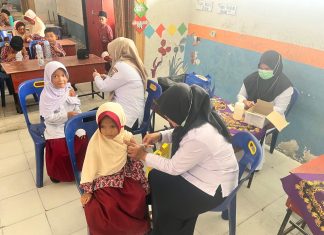 Dari Madrasah untuk Masa Depan: Imunisasi BIAS Perkuat Kekebalan Siswa MIN 1 Asahan