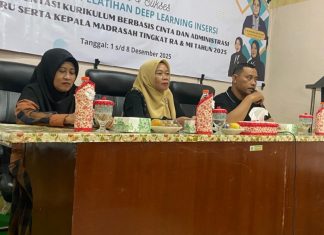 Kepala Dan Dewan Guru MIN 10 Asahan Mengikuti Pelatihan Deep Learning Tingkat MI