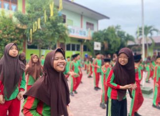 Hari Terakhir Ujian PJOK di MIN 10 Asahan Berlangsung Meriah, Siswa Pamer Semangat dan Sportivitas