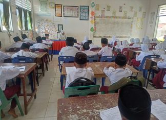 Hari Pertama Ujian Asesmen Sumatif Akhir Semester Ganjil Berjalan Lancar di MIN 7 Asahan