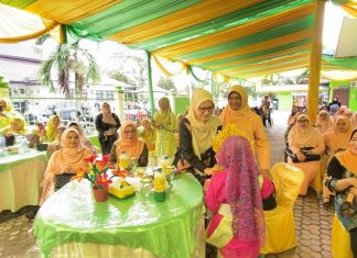 Tim Tari MIN 10 Asahan Sambut Ibu Wakil Penasihat DWP RI di