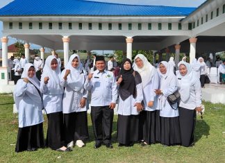 Kepala Madrasah Beserta Guru MIN 7 Asahan Ikuti Upacara Peringatan Hari Amal Bakti ke-80 Kementerian Agama