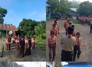 Kegiatan Pramuka MIS Bary Tarbiyah Menumbuhkan Karakter Disiplin dan Mandiri Siswa