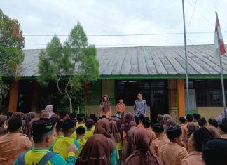Siswa MIN 5 Asahan Suarakan Pentingnya Kebersihan dan Shalat Lima Waktu dalam Jumat Berbagi Ilmu