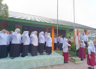 Tanamkan Karakter Sejak Dini, MIN 5 Asahan Soroti Pentingnya Adab Permisi dalam Upacara Bendera