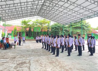 PMR Unit 001 MAN Asahan Gelar Serah Terima Jabatan dan Pelantikan Angkatan ke-25