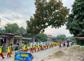 Jejak Bahagia Sambut Ramadan: Jalan Santai Ceria Warga MIN 1 Asahan Penuh Semangat