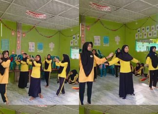 Ekstrakurikuler Tari MTsS Bary Tarbiyah Kembangkan Bakat dan Karakter Siswa
