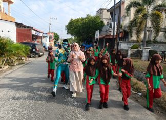 MIN 10 Asahan Gelar Jalan Santai Meriah Sambut Bulan Suci Ramadan