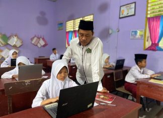 Siswa Kelas VI MIN 10 Asahan Sukses Laksanakan Gladi TKA Hari Pertama