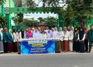 OSIM MAN Asahan Bagikan 300 Paket Takjil kepada Masyarakat di Bulan Ramadan