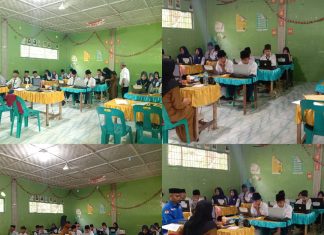 Pelaksanaan Asesmen Tes Kemampuan Akademik (TKA) Tahun Ajaran 2025/2026 di MTsS Bary Tarbiyah Berjalan Lancar