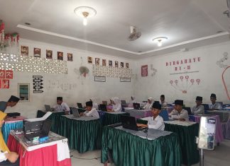 Kemenag Asahan Monitoring TKA Jenjang MTs Gelombang III, Pastikan Sterilitas Ruang Ujian