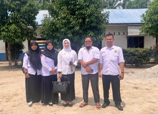 Kasi Penmad Kemenag Asahan Monitoring Kesiapan Lahan dan Bangunan MA Damir Isham di Bandar Pulau