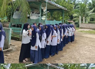 Halal Bihalal di Lapangan, Keluarga Besar MTsS Bary Tarbiyah Pererat Silaturahmi