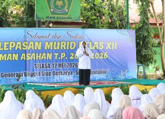 MAN Asahan Gelar Pelepasan Kelas XII Secara Sederhana