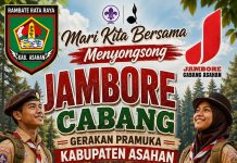 Siswa-siswi MTsS Bary Tarbiyah Ikuti Jambore Cabang Gerakan Pramuka Kabupaten Asahan 2026