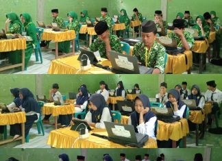 Ujian Madrasah (UM) Tahun Ajaran 2025/2026 MTsS Bary Tarbiyah Berlangsung Berbasis Online