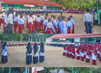 Perdana Upacara Bendera Awali Tahun Pelajaran 2026/2027 di MIS dan MTsS Bary Tarbiyah