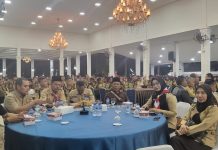 Kasi Pendidikan Madrasah Kantor Kementerian Agama Kabupaten Asahan Hadiri Pelepasan Kontingen Jambore Daerah XI Sumut di Pendopo Rumah Dinas Bupati