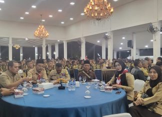 Kasi Pendidikan Madrasah Kantor Kementerian Agama Kabupaten Asahan Hadiri Pelepasan Kontingen Jambore Daerah XI Sumut di Pendopo Rumah Dinas Bupati