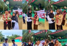 Pembagian Hadiah Para Pemenang Lomba 17 Agustusan di MIS dan MTsS Bary Tarbiyah