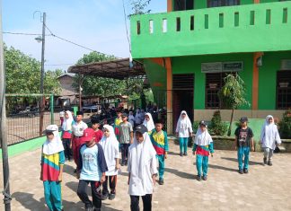 Persiapan Matang, Siswa-Siswi MIN 5 Asahan Giat Laksanakan Latihan Paskibraka