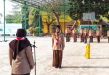 Kepala MAN Asahan Lantik Penegak Bantara Pramuka Pangkalan MAN Asahan
